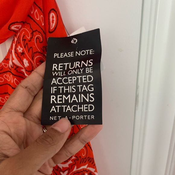 Dion Lee Bandana Knot Dress Poppy - Picture 6 of 8